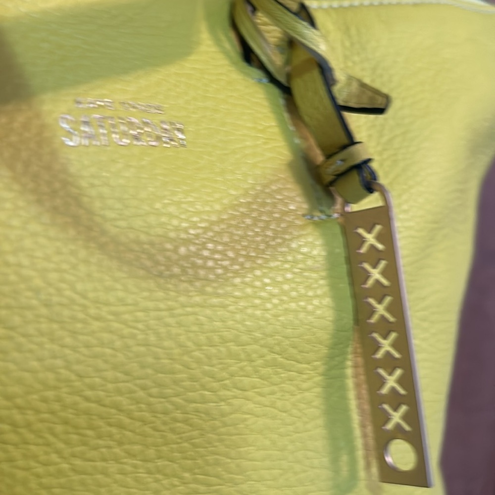 NWT Kate Spade Saturday Freeform Yellow Satchel - Picture 2 of 10